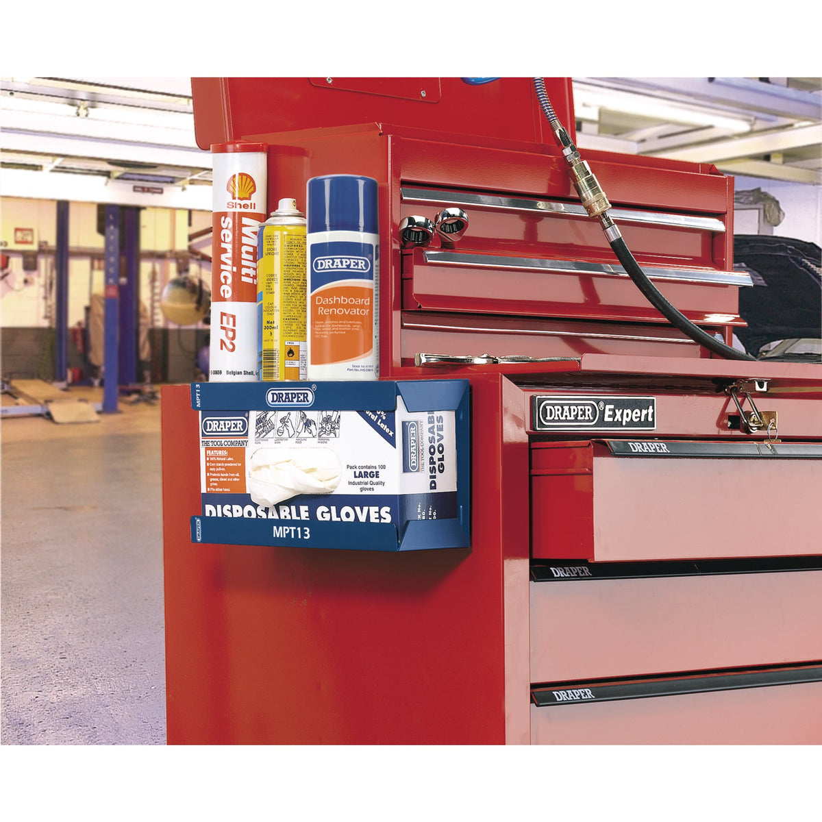 DRAPER Magnetic Holder for Glove/Tissue Box: Model No.MPT13