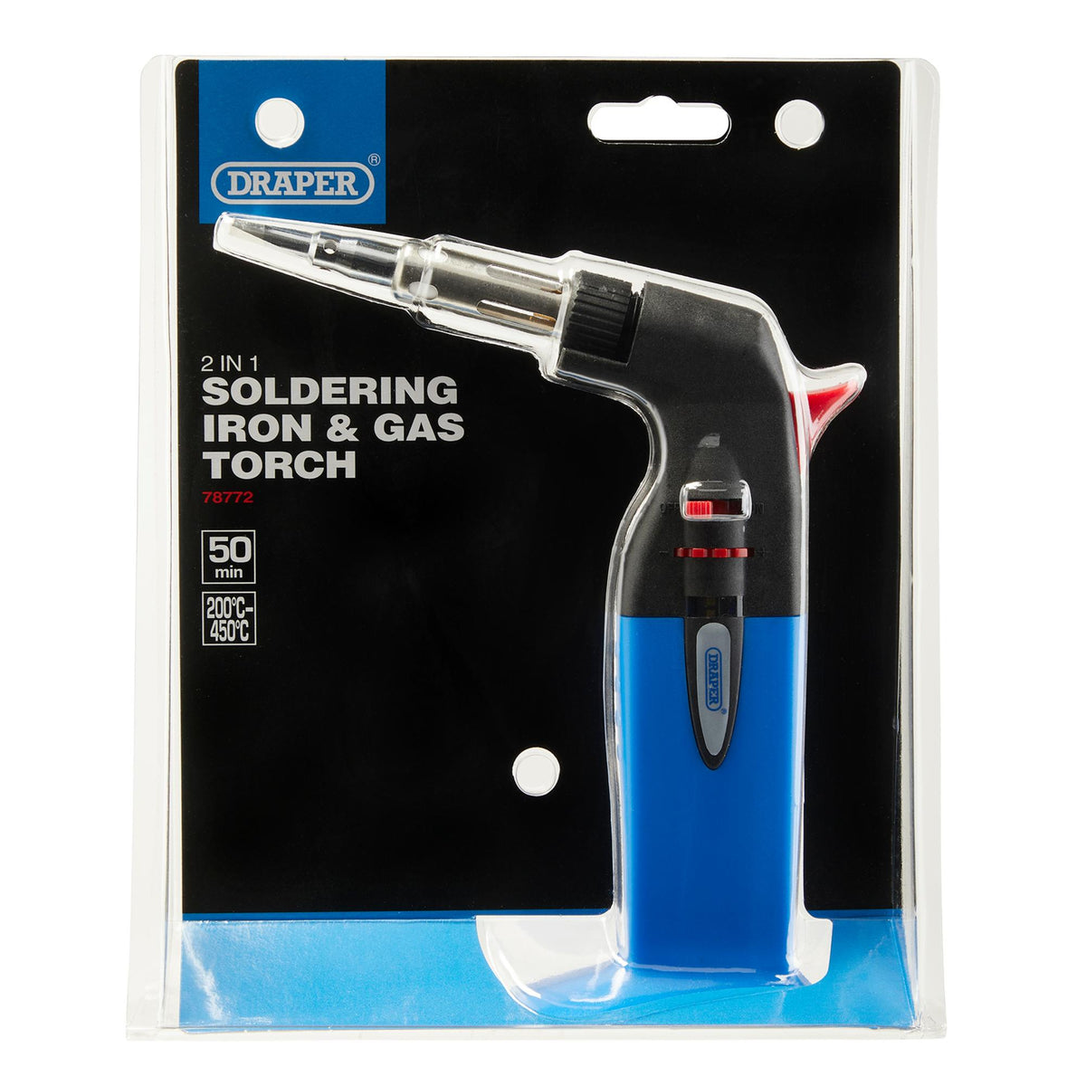 DRAPER 2 in 1 Soldering Iron and Gas Torch: Model No.GT6