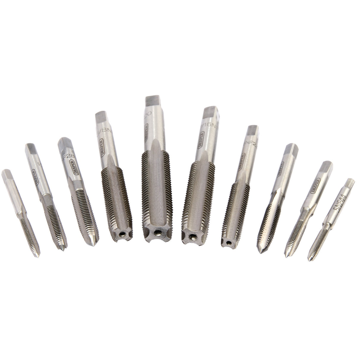 DRAPER 10 Piece UNF Hand Tap Set: Model No.4522UNF/A