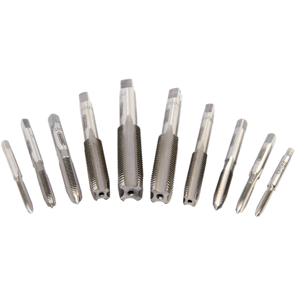 DRAPER 10 Piece UNF Hand Tap Set: Model No.4522UNF/A