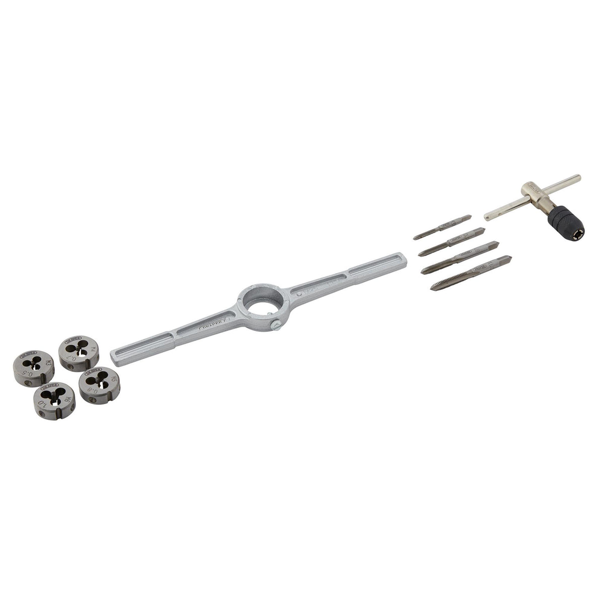 DRAPER 10 Piece Metric Tap and Die Set: Model No.10TDS/A