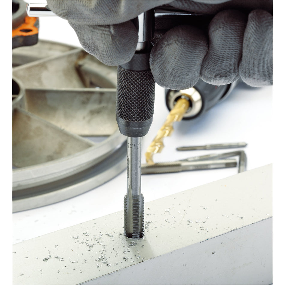 DRAPER 6 Piece Metric Tap and Holder Set: Model No.4523MM/A