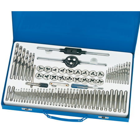 DRAPER 75 Piece Combination Tap and Die Set Metric and BSP: Model No.75MM