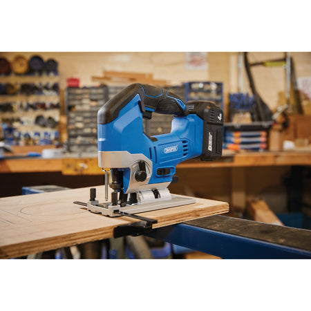 DRAPER D20 20V Brushless Jigsaw (Sold Bare) Model No. D20JS