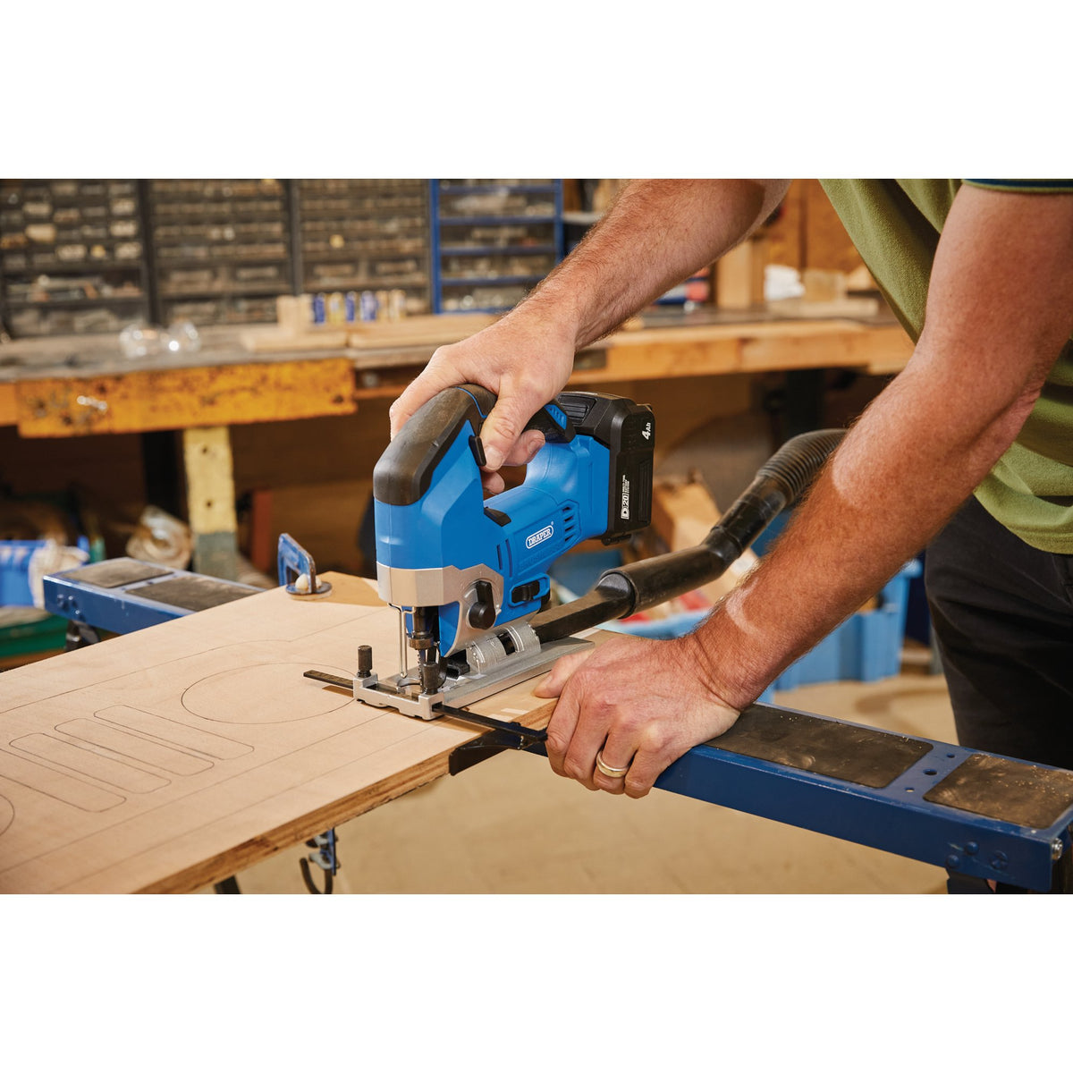 DRAPER D20 20V Brushless Jigsaw (Sold Bare) Model No. D20JS