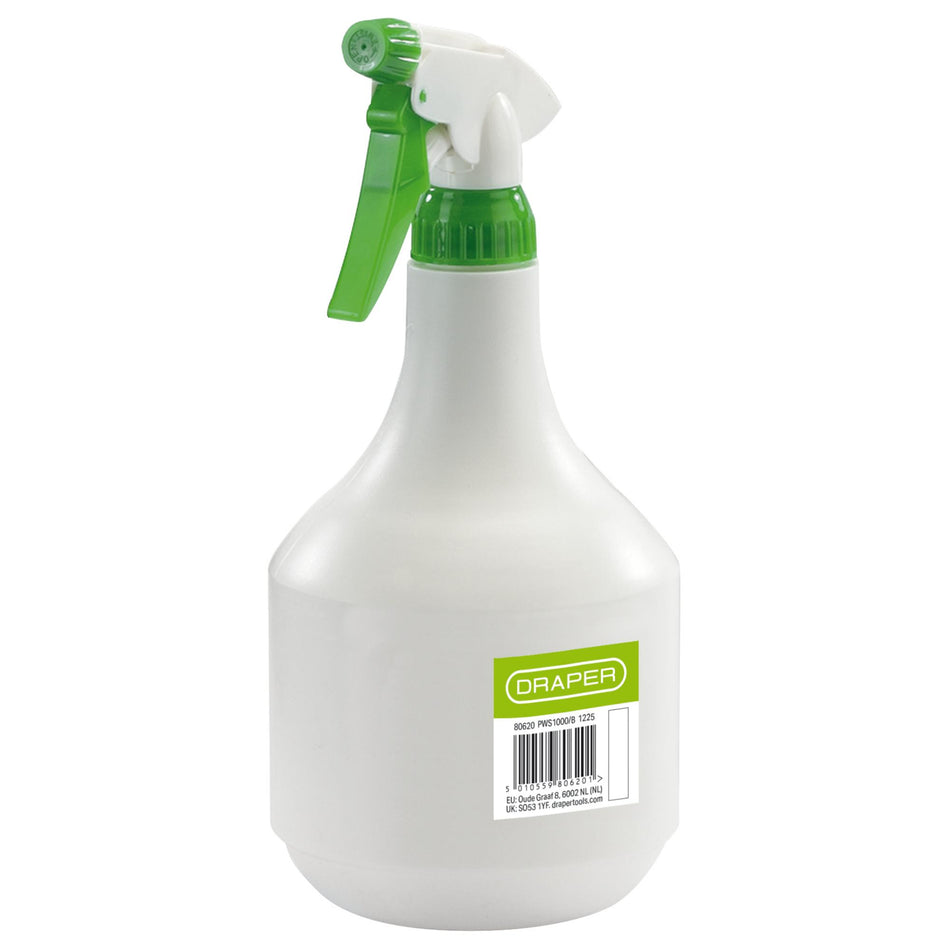 Plastic Spray Bottle (1000ml): Model No. PWS1000/B