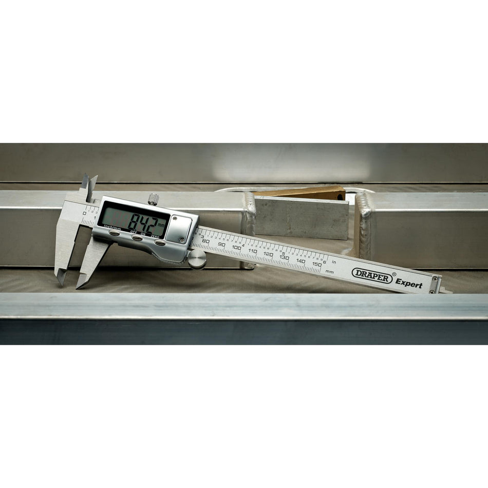 Dual Reading Digital Vernier Caliper (150mm): Model No. PDVC150M/B