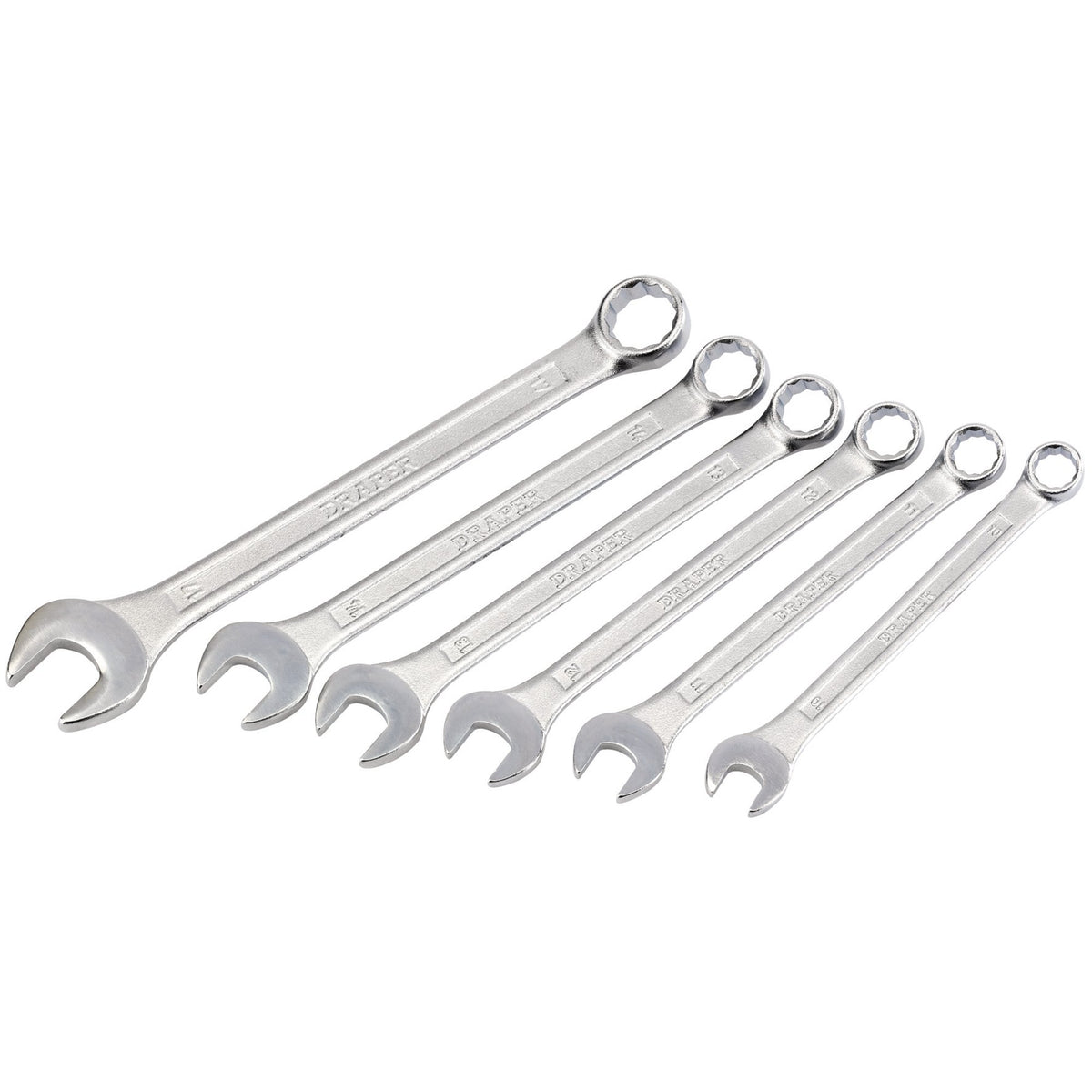 DRAPER Metric Combination Spanner Set (6 Piece): Model No. 8219/6/MM/B