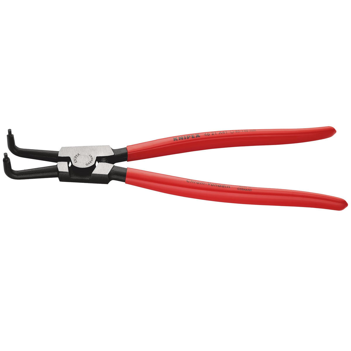 Knipex 85mm - 140mm A41 Bent External Circlip Pliers : Model No.46 21 A41