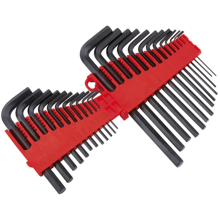 DRAPER 25 Piece Metric/Imperial Hexagon Key Set : Model No.RL-HK25/B