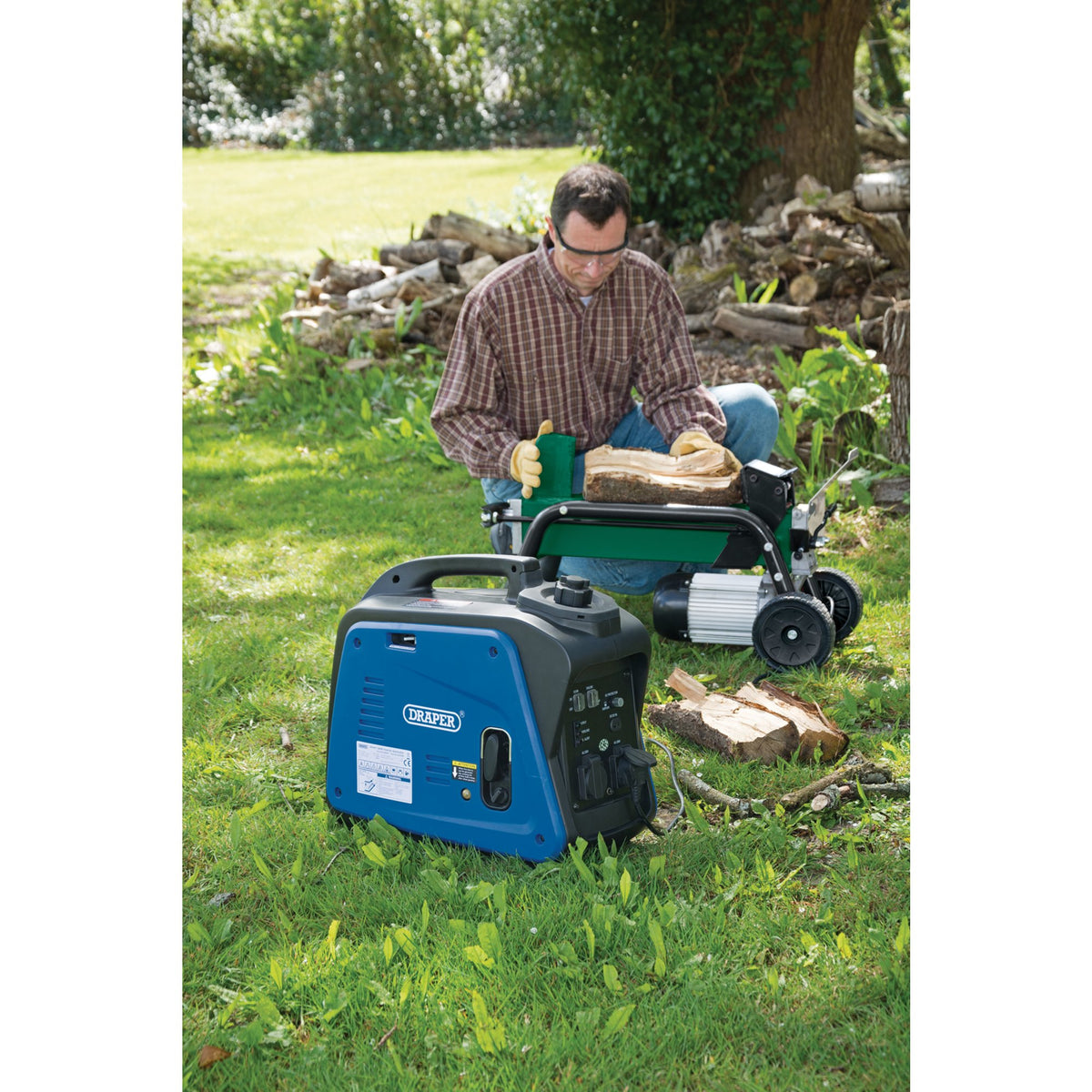 DRAPER 2kVA Petrol Inverter Generator : Model No.DGI2000