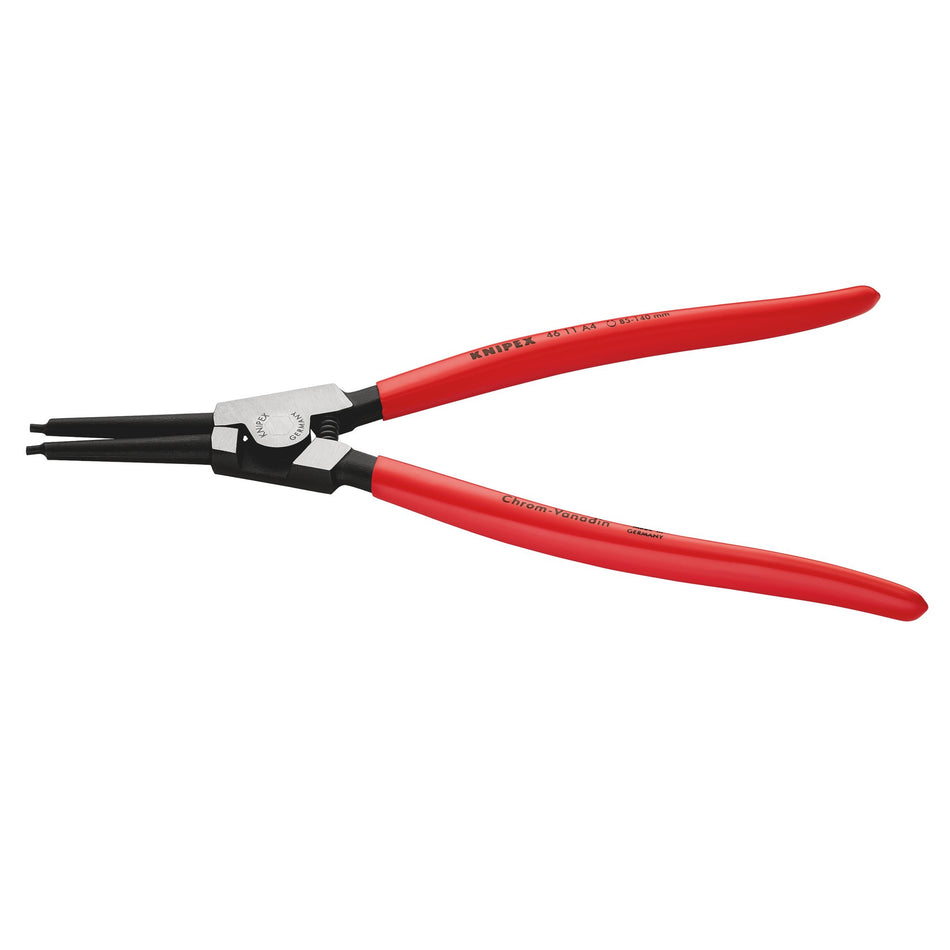 Knipex 85mm - 140mm A4 Straight External Circlip Pliers : Model No.46 11 A4