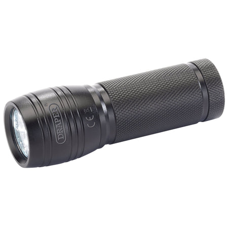 DRAPER Aluminium Torch (3 x AA batteries) : Model No.AHT/LED/9