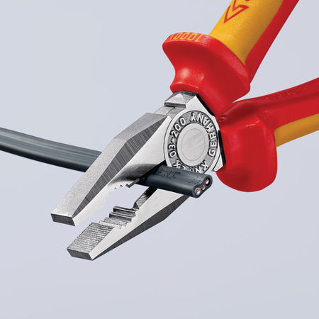 Knipex 200mm Fully Insulated Combination Pliers : Model No.03 06 200 SBE