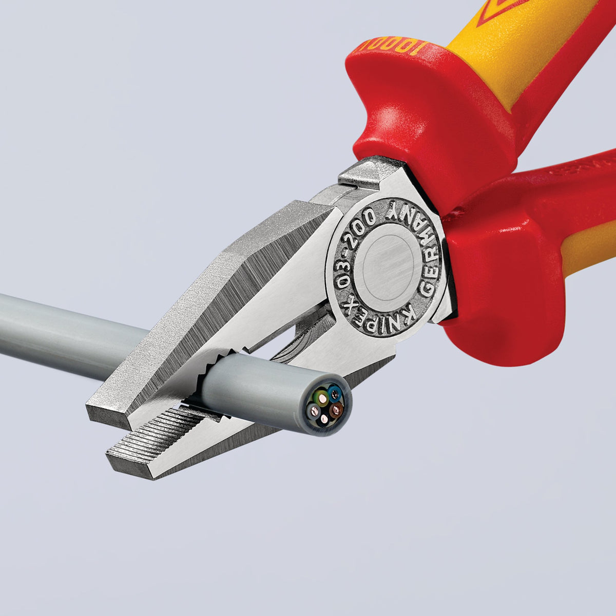 Knipex 200mm Fully Insulated Combination Pliers : Model No.03 06 200 SBE