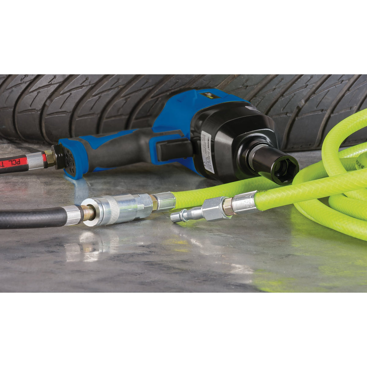 DRAPER 1/4" BSP Three Piece Air Line Coupling Set: Model No. EAC