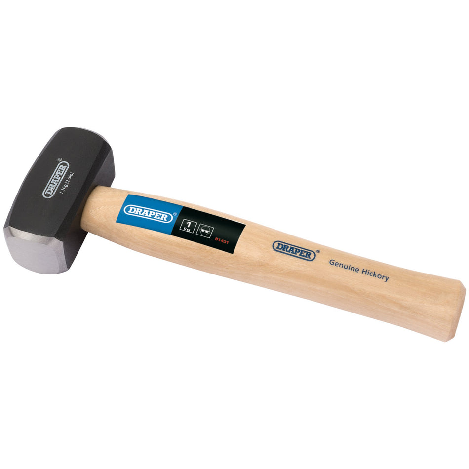 DRAPER Hickory Shaft Club Hammer (1kg - 2.2lb): Model No. 190T/B