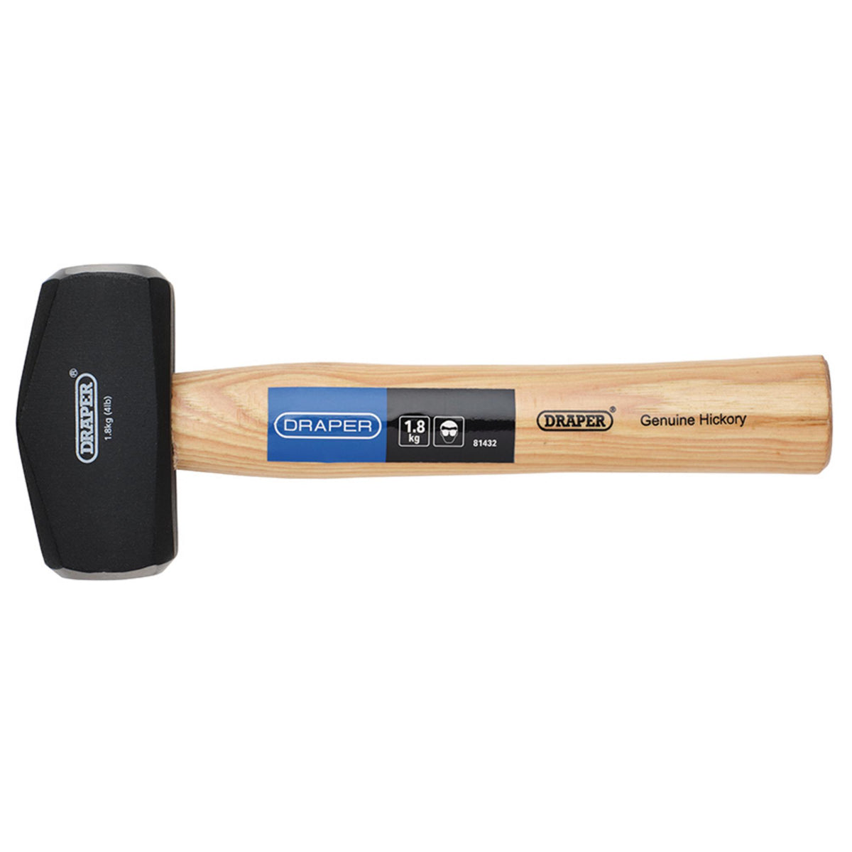 DRAPER Hickory Shaft Club Hammer (1.8kg - 4lb): Model No. 190T/B