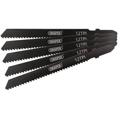 DRAPER Expert 5 Piece DT119B 92mm Jigsaw Blade Set: Model No. DT119B