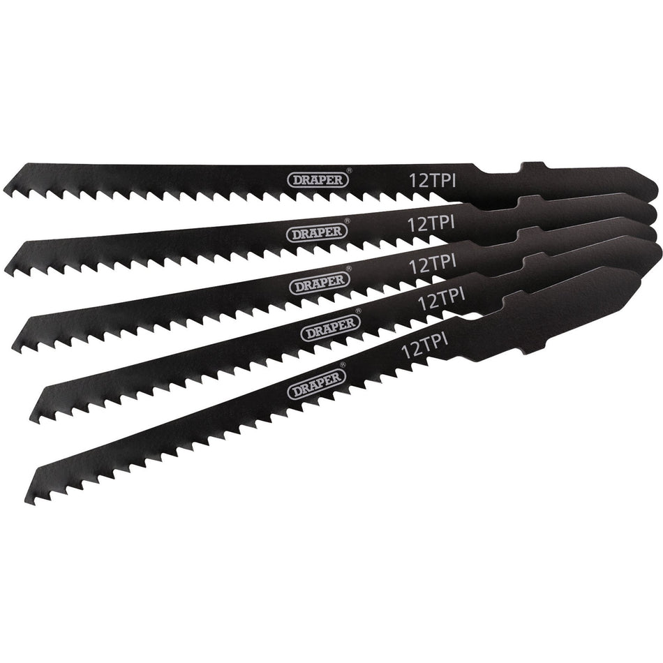 DRAPER Expert 5 Piece DT119BO 83mm Jigsaw Blades: Model No. DT119BO