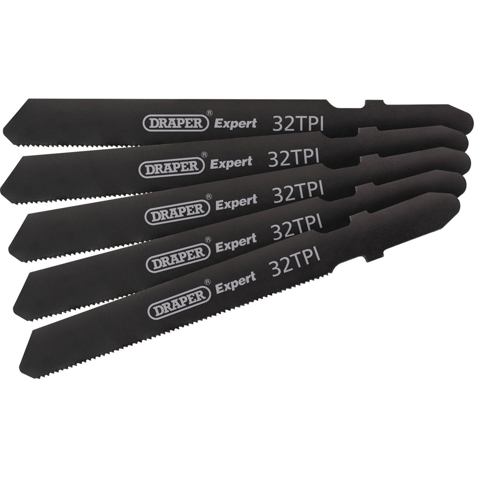 DRAPER Expert 5 Piece DT118G 92mm Jigsaw Blade Set: Model No. DT118G