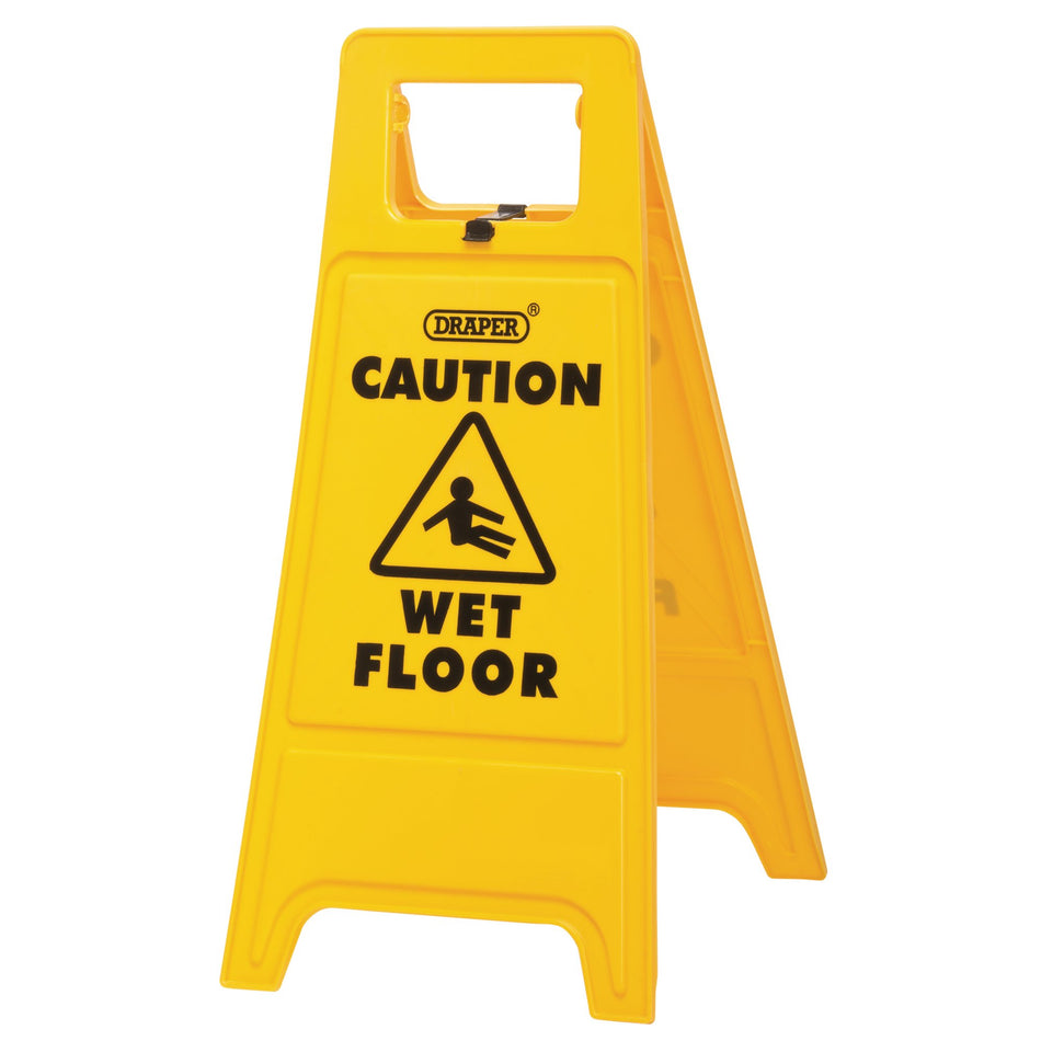 Wet Floor Warning Sign: Model No.870-1ZIWFWS/B