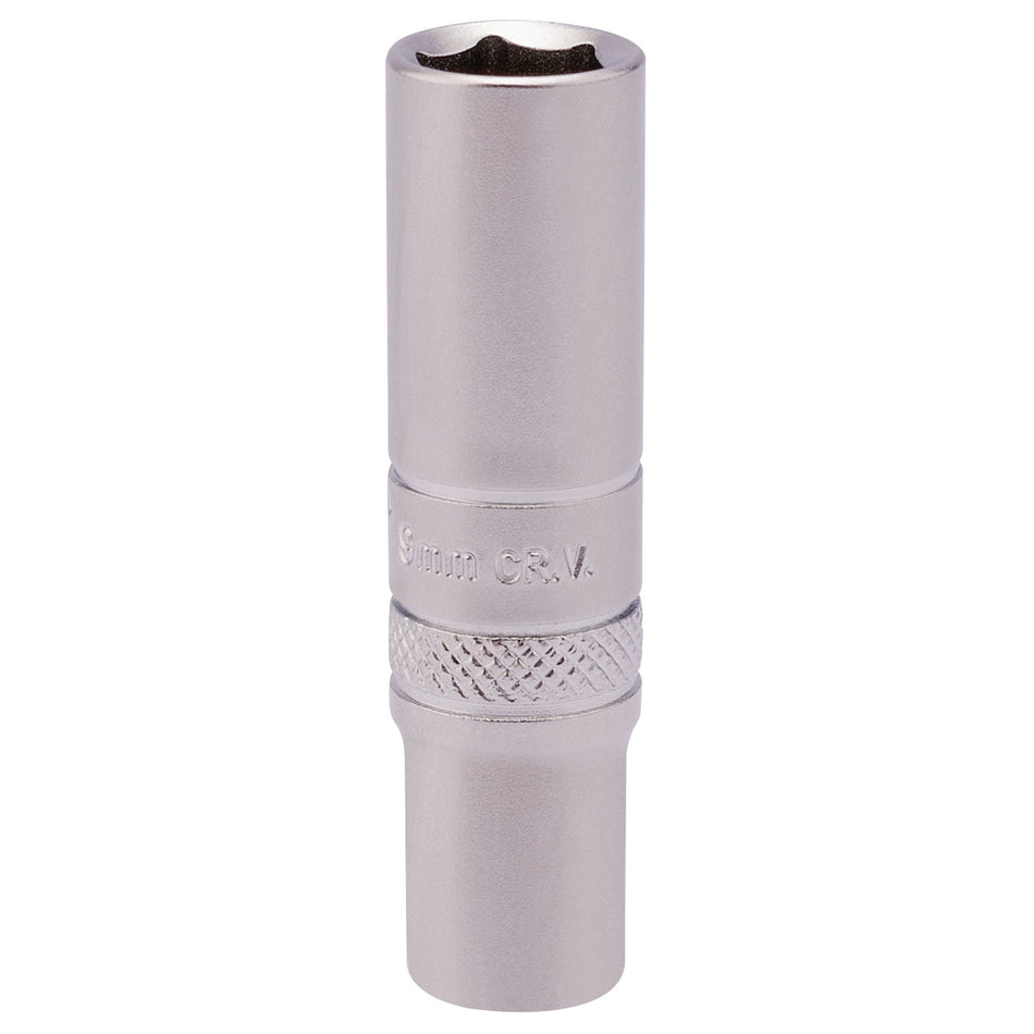 1/4" Square Drive 6 Point Deep Socket (9mm): Model No.870-1ZIBT-MM/MS