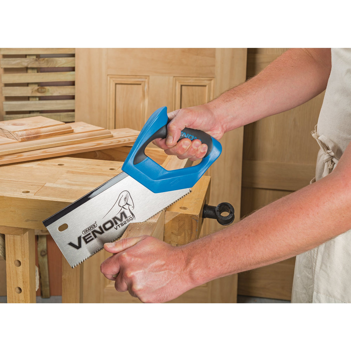 DRAPER Draper Venom Double Ground 250mm Tenon Saw: Model No. VTS250
