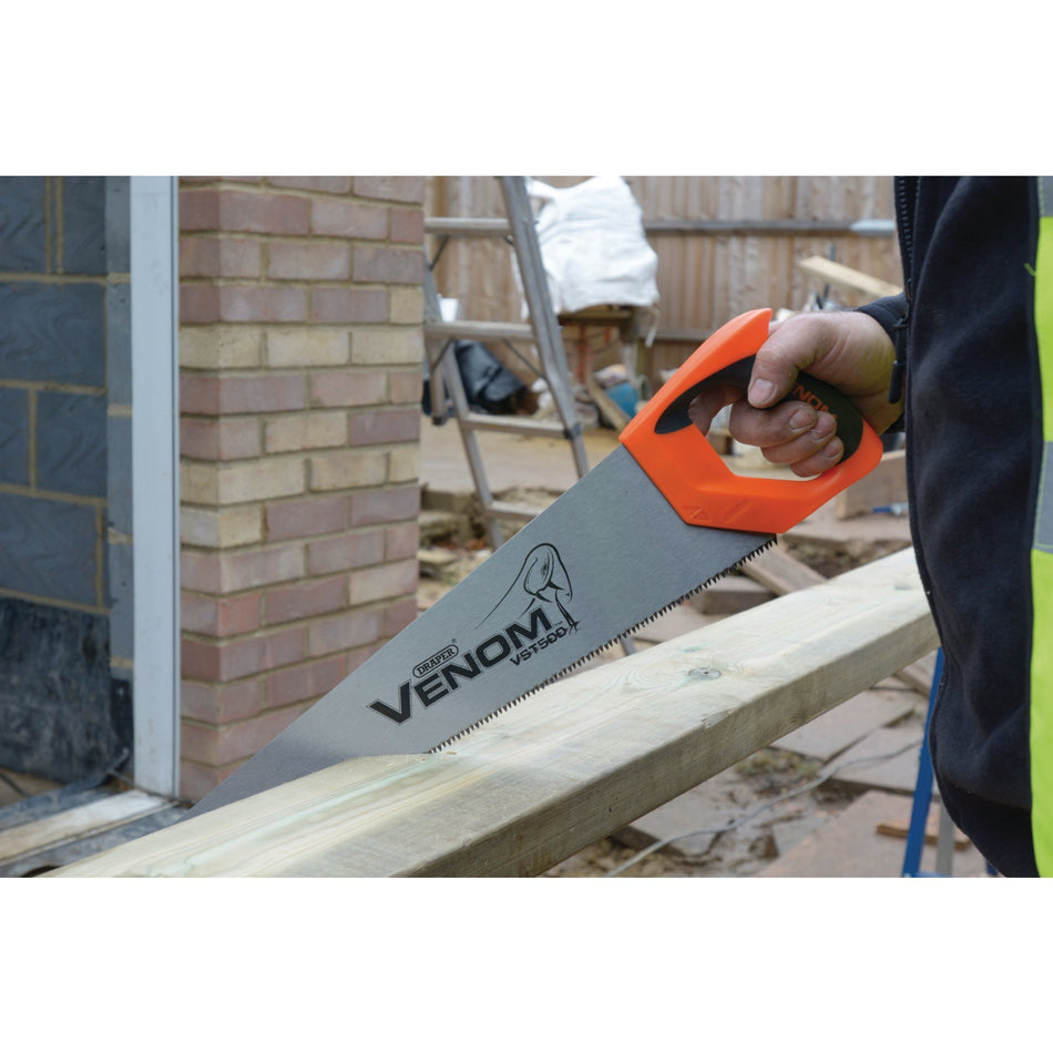 DRAPER First Fix Draper Venom Triple Ground 500mm Handsaw: Model No. VST500