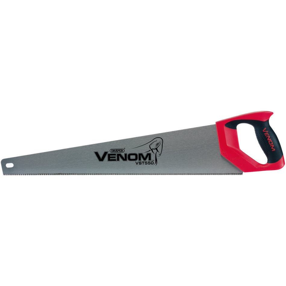 DRAPER Second Fix Draper Venom Triple Ground 550mm Handsaw: Model No. VST550