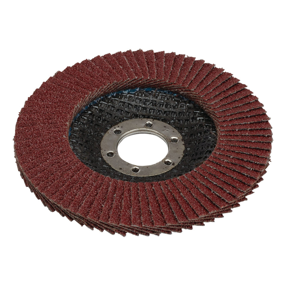 Aluminium Oxide Flap Disc, 115 x 22.23mm, 60 Grit : Model No. FDA115