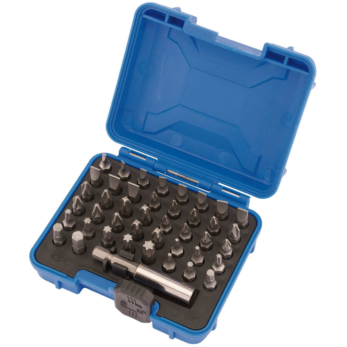 DRAPER Magnetic Bit Holder Set (43 Piece): Model No. MBH43