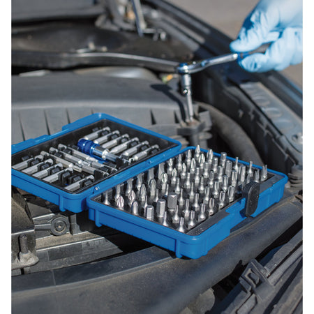 DRAPER Screwdriver and Magnetic Bit Holder Set (80 Piece): Model No. MBH80