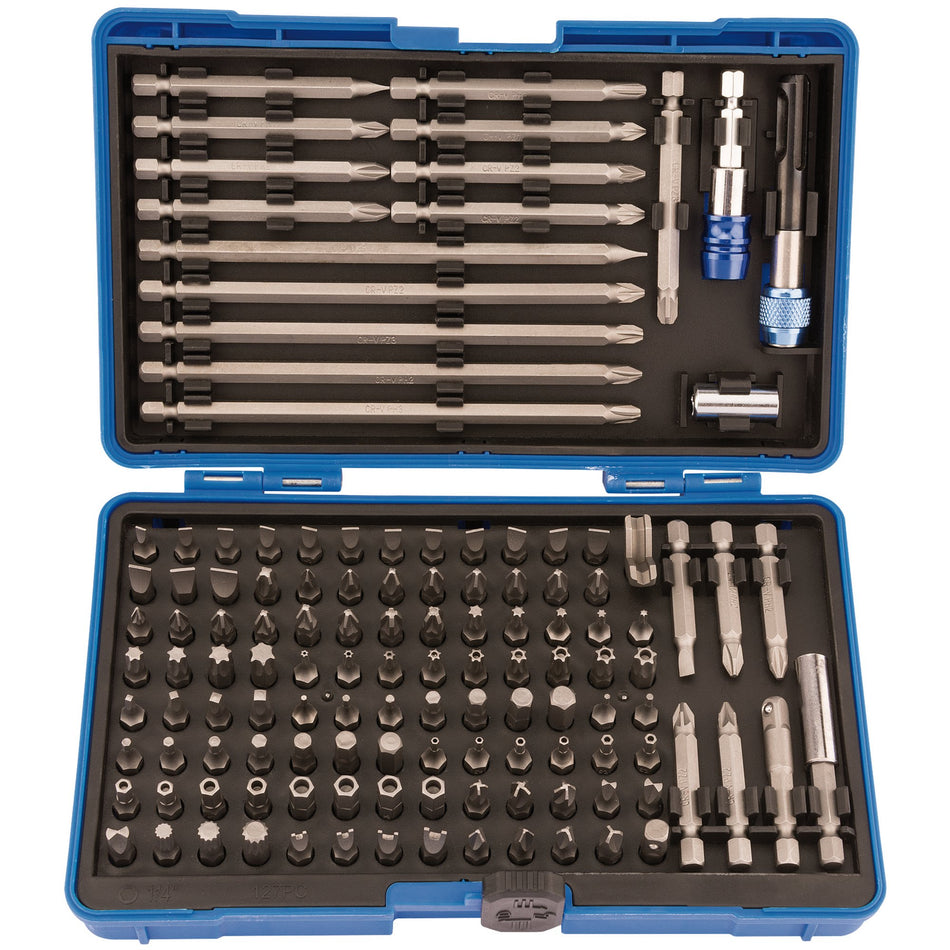 DRAPER Magnetic Bit Holder Set (127 Piece): Model No. SEC127