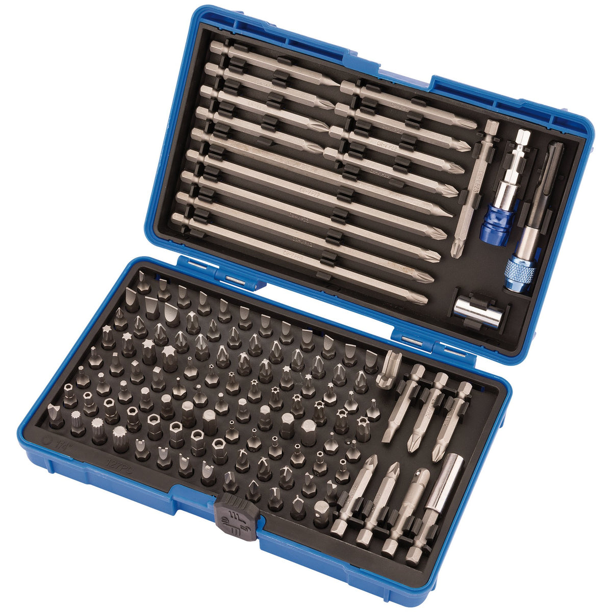 DRAPER Magnetic Bit Holder Set (127 Piece): Model No. SEC127