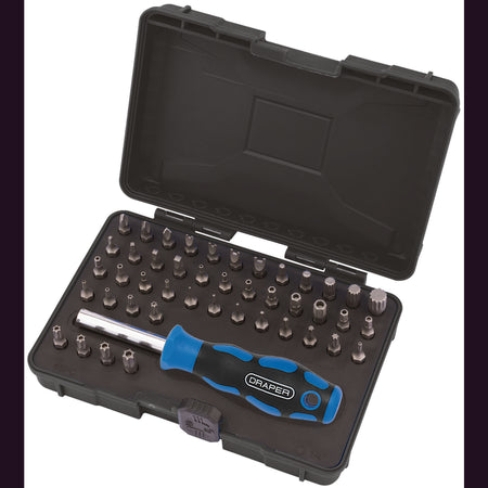 DRAPER Security Screwdriver Bit and Driver Set (45 piece): Model No. MBH45