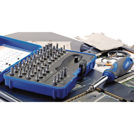 DRAPER Security Screwdriver Bit and Driver Set (45 piece): Model No. MBH45