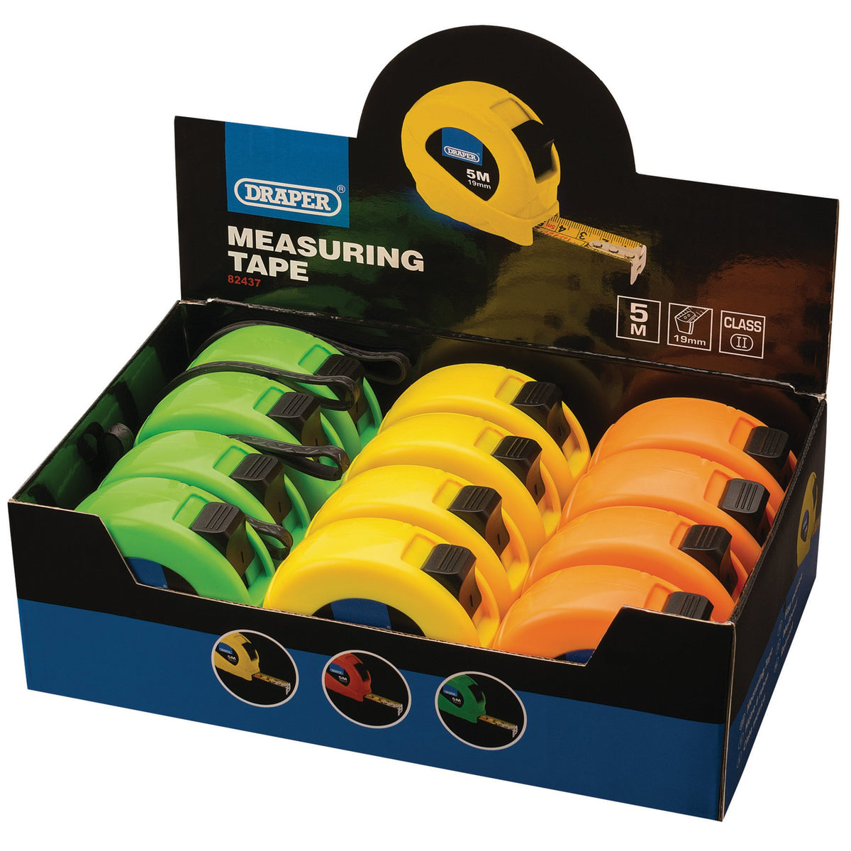 Measuring Tapes (5M/16ft): Model No. HVMT/DBOX12