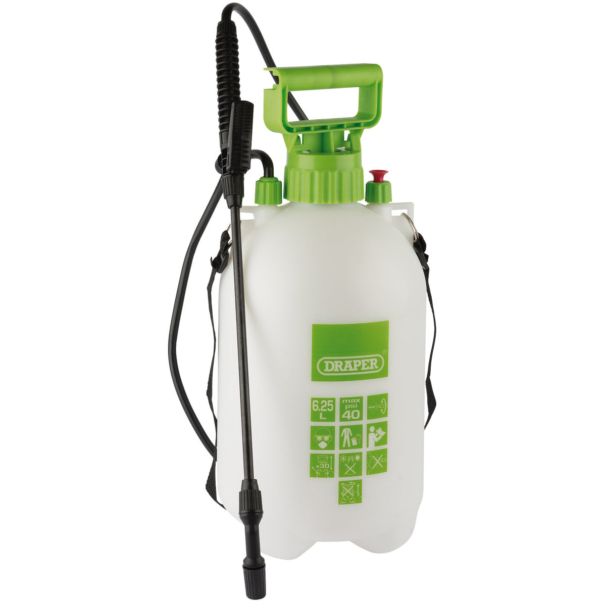 DRAPER 6.25L Pressure Sprayer: Model No. PS6.25/B