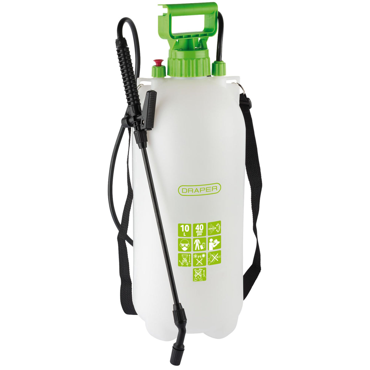 DRAPER 10L Pressure Sprayer: Model No. PS10/B