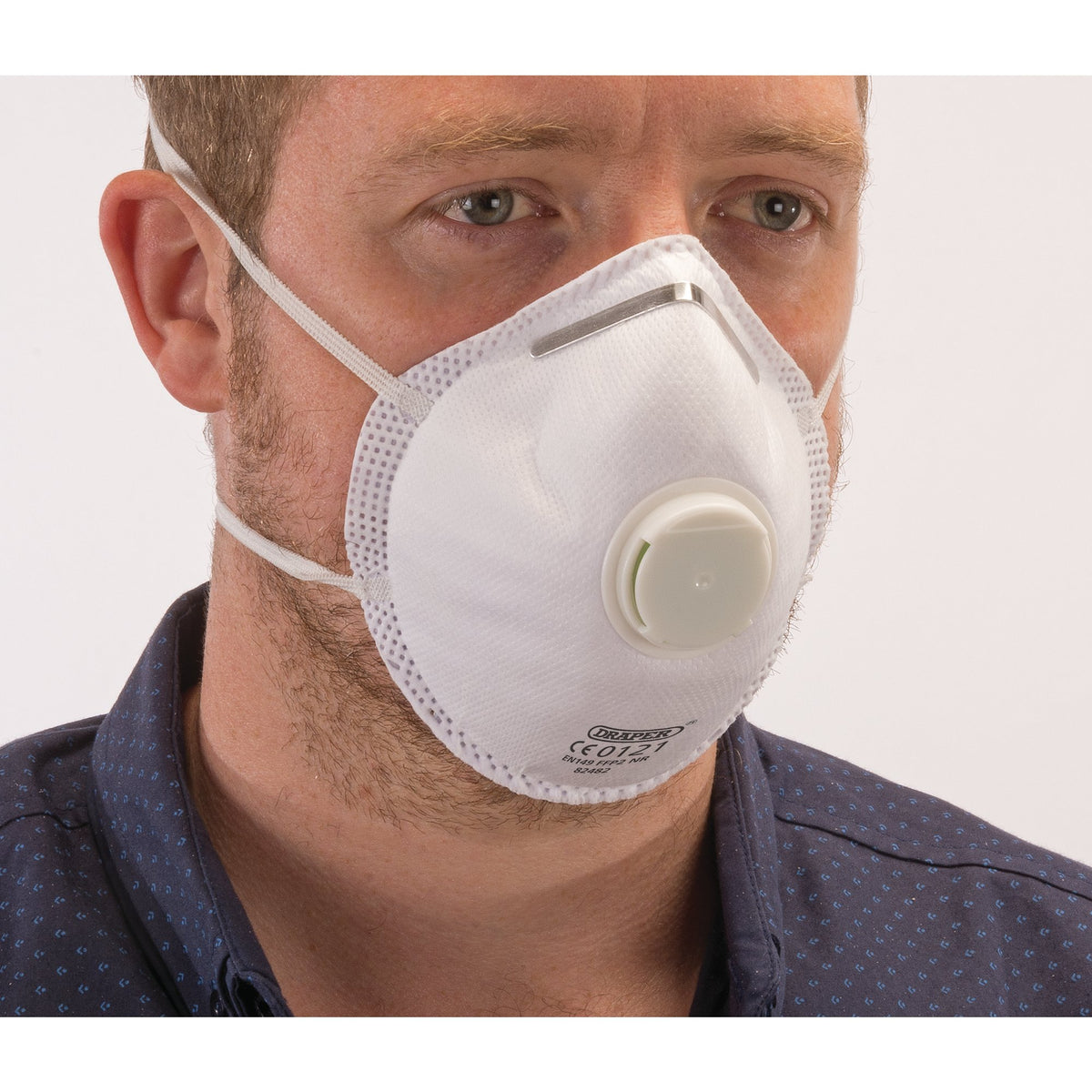 DRAPER FFP2 NR Moulded Masks (pack of ten): Model No. FM25/10/B