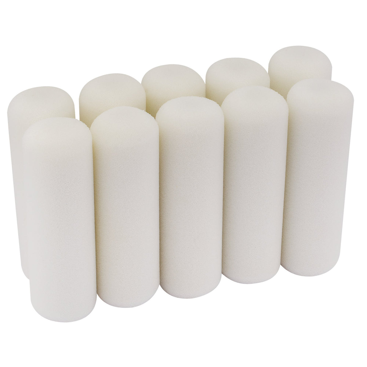 DRAPER 100mm Foam Paint Roller Sleeves (Pack of 10): Model No. RS-F-M10