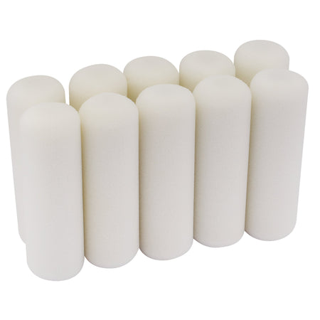 DRAPER 100mm Foam Paint Roller Sleeves (Pack of 10): Model No. RS-F-M10
