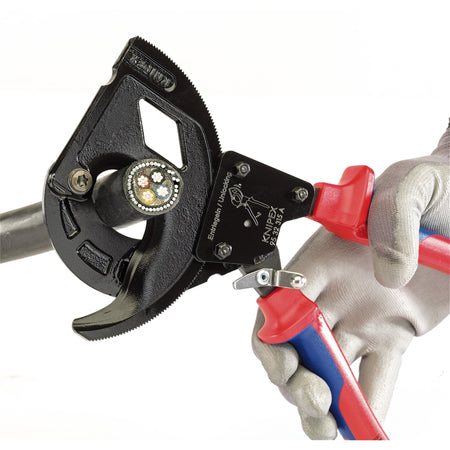 DRAPER Knipex 315mm Ratchet Action Cable Cutter For SWA Cable: Model No.95 32 315A