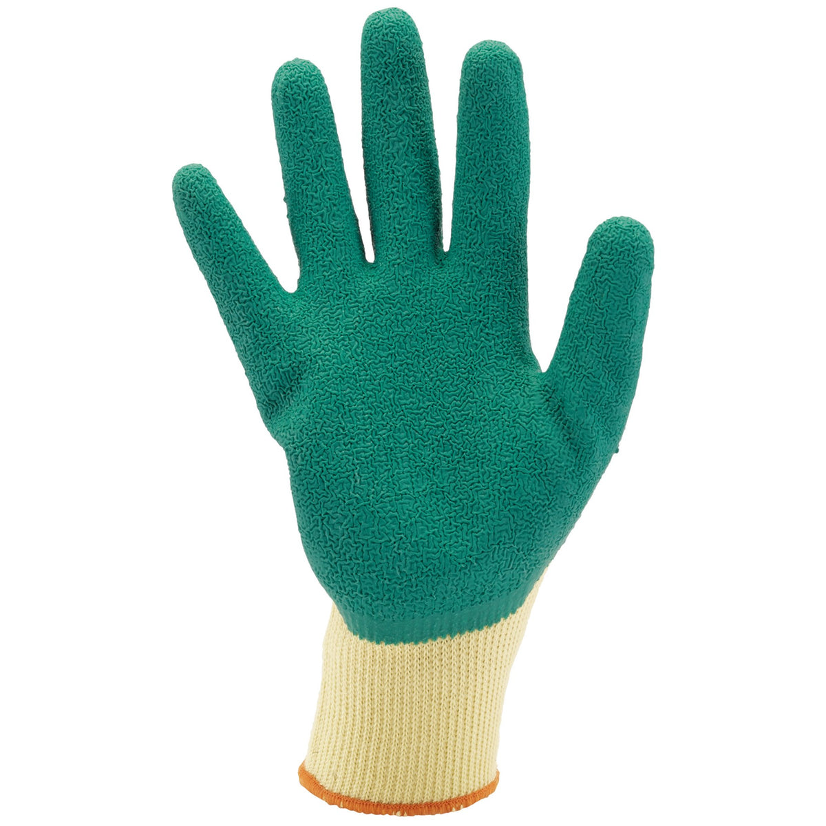 DRAPER Green Heavy Duty Latex Coated Work Gloves - Extra Large: Model No. HDLGA/B