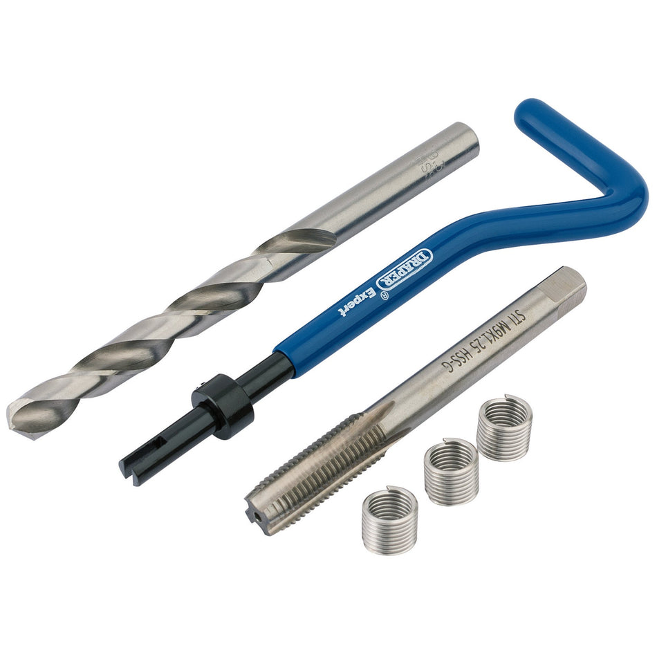 DRAPER Expert M9 x 1.25 Metric Thread Repair Thread Kit: Model No. DHCK-A