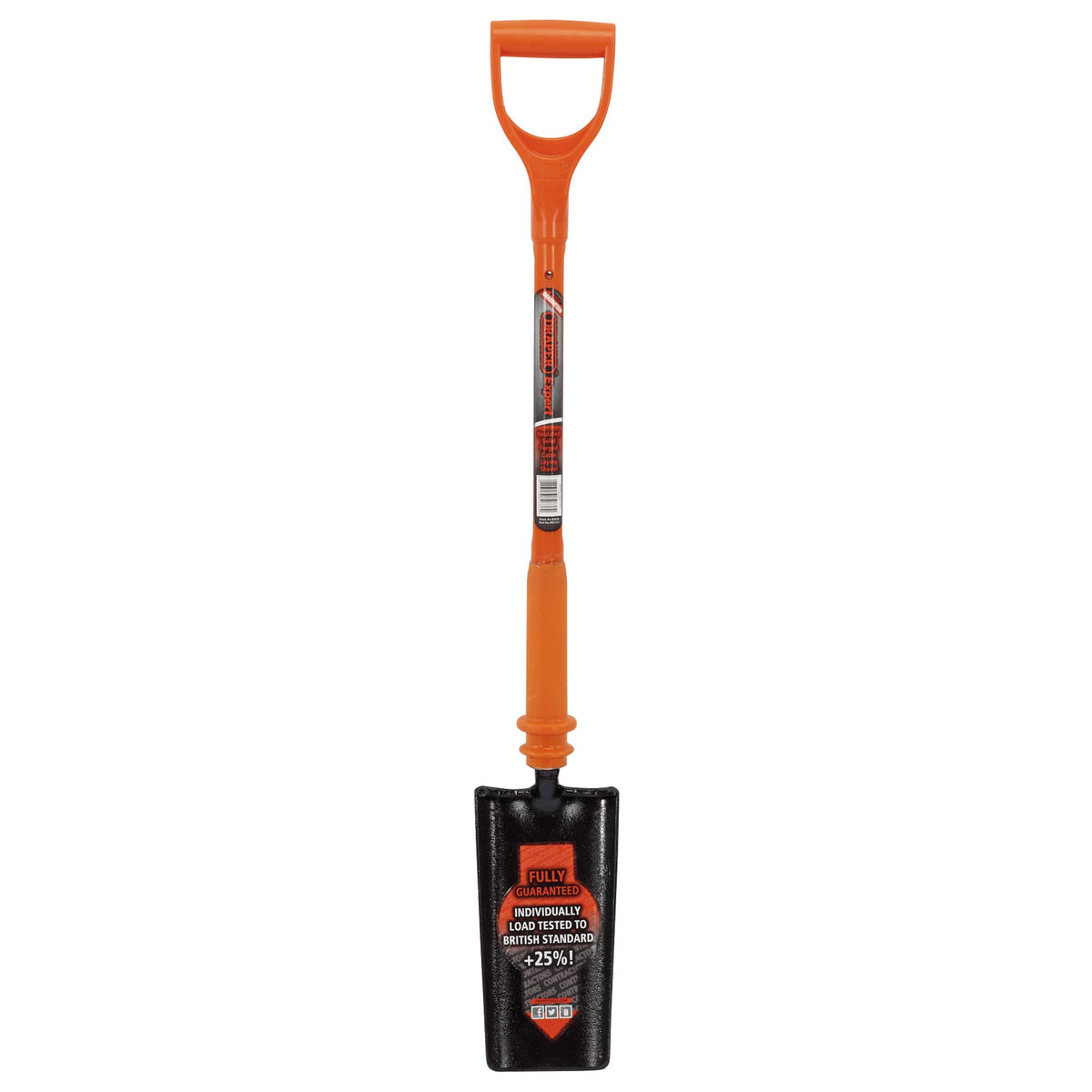 DRAPER Expert Cable Laying Shovel Fully Insulated and Solid Forged: Model No. INS/CLS
