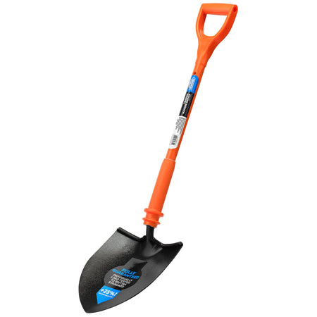 DRAPER Expert Round Mouth Shovel Fully Insulated and Solid Forged: Model No. INS/RMS