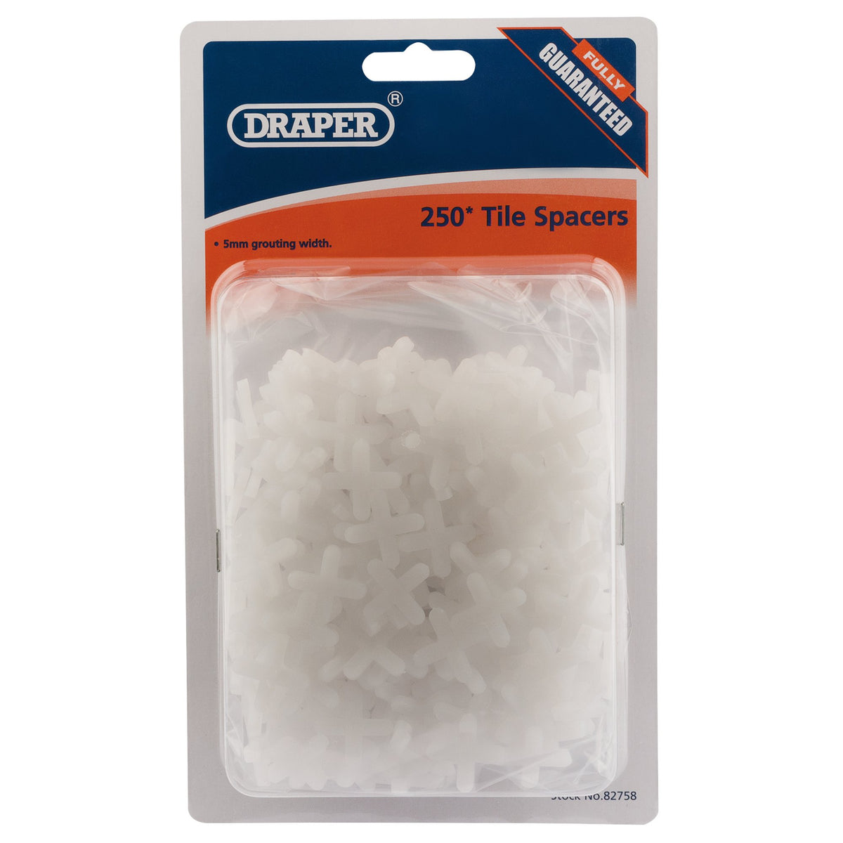 DRAPER 5mm Tile Spacers (Approx 250): Model No. TS2/A