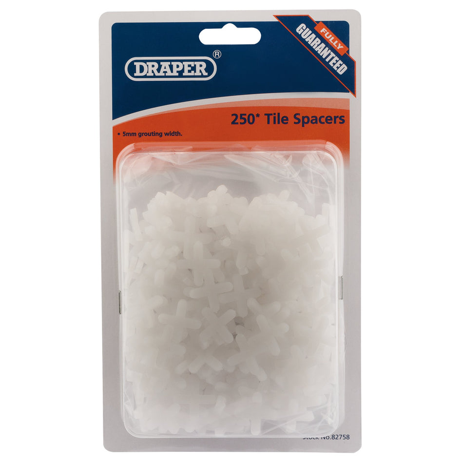 DRAPER 5mm Tile Spacers (Approx 250): Model No. TS2/A